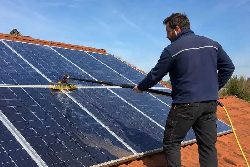 Nettoyage et entretien de panneaux solaires à Berson