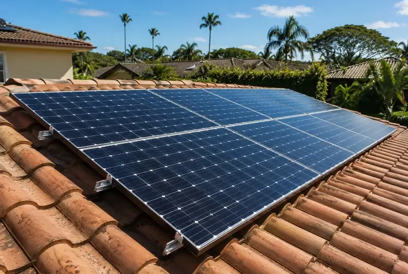 Installation de panneaux solaires à Berson